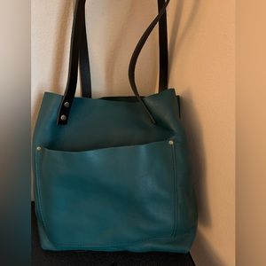 Portland Leather Goods Classic Tote Peacock